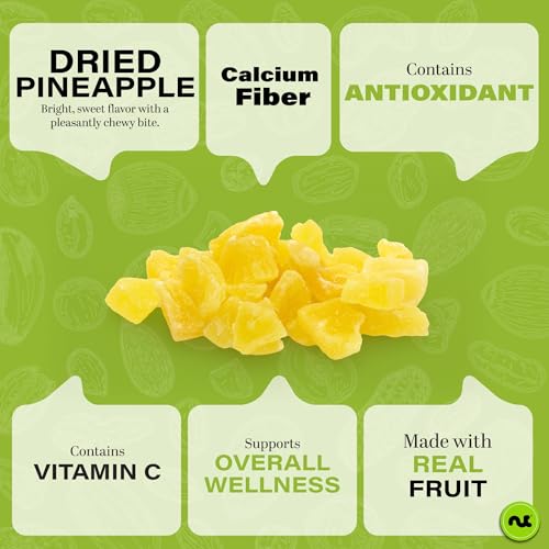 Dried Pineapple Chunks (16 Ounce)