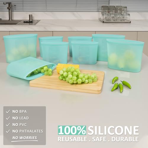 Reusable Sandwich & Snack Bags (8 Count)