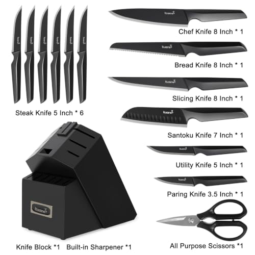 15 Piece Knife Set with Block