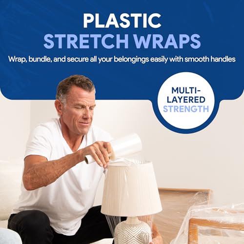 5" Plastic Stretch Film Wrap with Handles