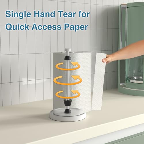 White Paper Towel Holder Countertop