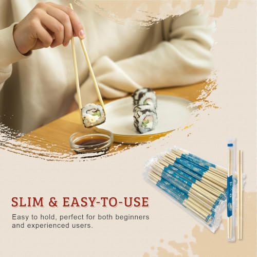 52USA Disposable Bamboo Chopsticks (200 Count)
