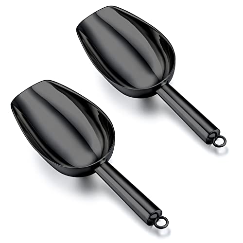 Ice Scoop 5oz Stainless Steel Canister Small Ice Candy Scoops (2 Count)