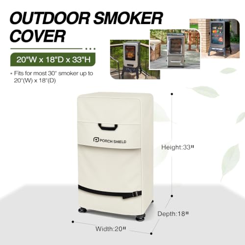 30 inch Outdoor Smoker Cover 20W x 18D x 33H inch
