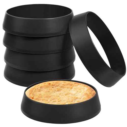6 Pack 4 Inch English Muffin Rings
