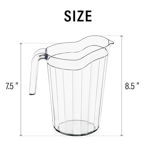 10 Pack 75 oz Polycarbonate Pitchers (10 Count)