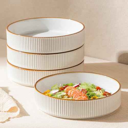 7.5 Inch Pasta Bowls Set of 4 (4 Count)