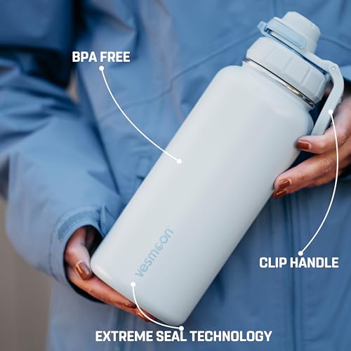 Vessence 24 Oz Stainless Steel Tea Infuser Bottle for Loose Leaf Tea