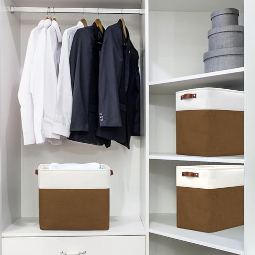 Large Fabric Storage Baskets (3 Count)