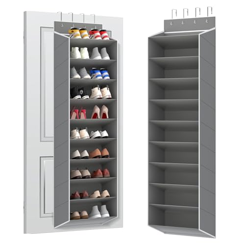 10 Tiers Large Size Over Door Shoe Organizer Storage