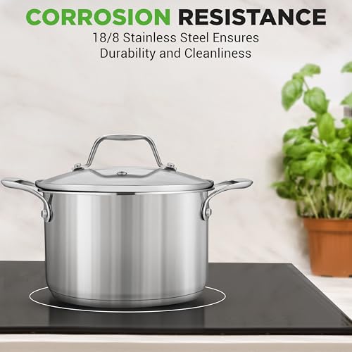 3 Quart Stainless Steel Soup Pot