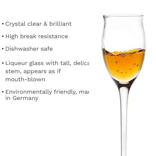 Quatrophil Liqueur Glasses Crystal