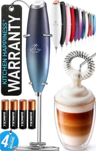 Powerful Milk Frother Wand With Duracell Batteries
