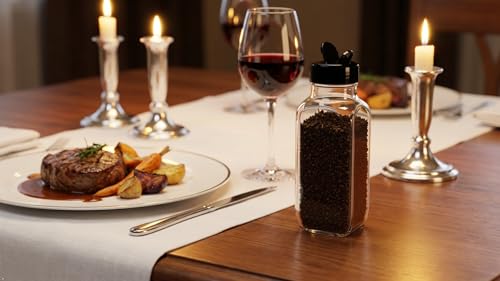 Glass Spice Jars with Shaker Lids (3 Count)