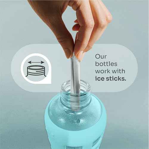 40oz / 32oz / 22oz / 12oz Borosilicate Glass Water Bottle with Time & Volume Markers, Silicone Sleeve, Stainless Steel Lid | Reusable Glass Bottle for Water & Juice (32oz Glow-in-the-Dark)