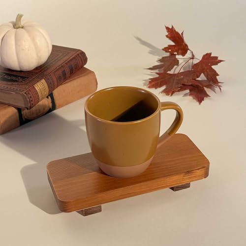Ceramic Artisan Matte Large Latte Mug Set of 4 (4 Count)
