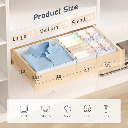 Drawer Organizer Clothes (20 Count)