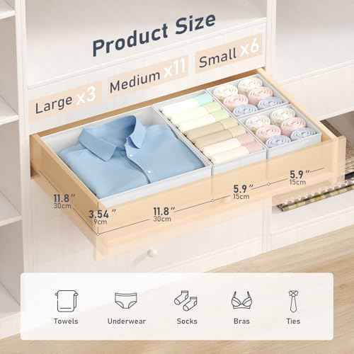 Drawer Organizer Clothes (20 Count)