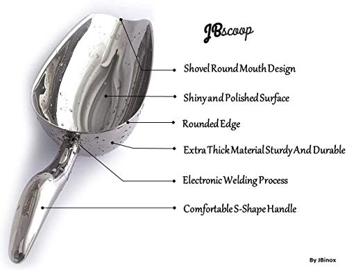 Metal Ice Scoop Stainless Steel