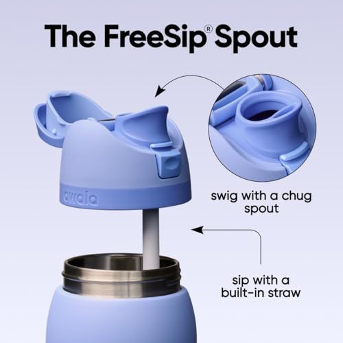 FreeSip Stainless Steel Water Bottle 32 oz Out of the Blue
