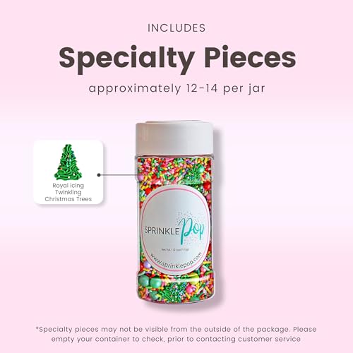 Twinkling Trees Sprinkle Mix (4 Count)