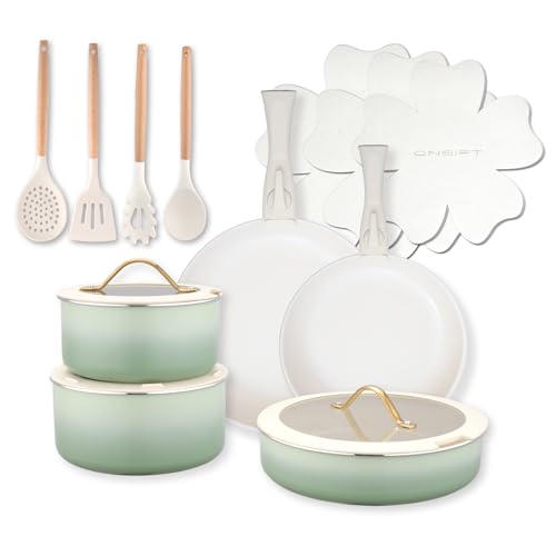 20pcs Ceramic Cookware Set Nonstick
