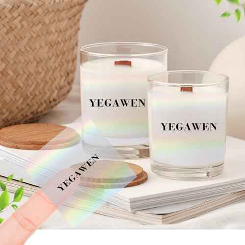 3 Inch Square Transparent Thermal Label Stickers