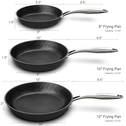 Non Stick Frying Pans (3 Count)