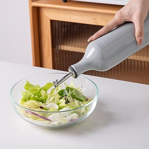 Sweejar Large Ceramic Olive Oil Dispenser Bottle