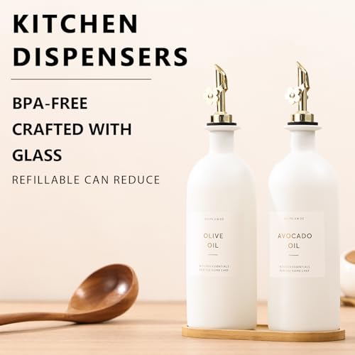 Olive Oil Dispenser for Kitchen (2 Count)
