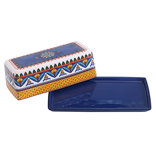 Havana Ceramic Butter Dish with Lid