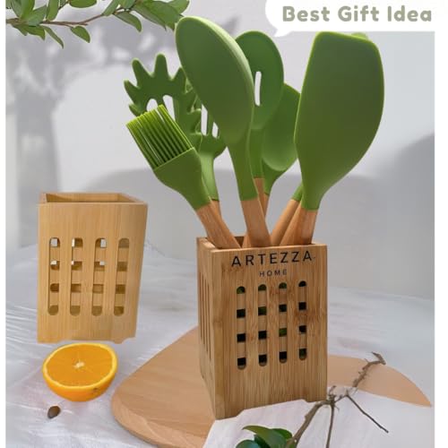 Green Silicone Kitchen Utensil Set (10 Count)