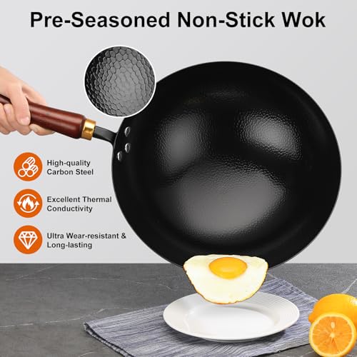 Carbon Steel Wok Pan