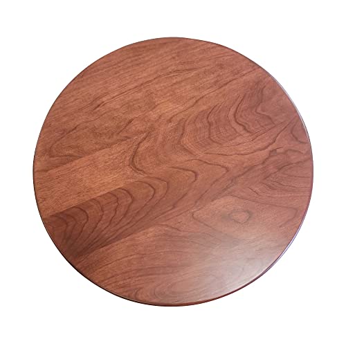 Wooden Lazy Susan Turntable Solid Wood Organizer 360 Rotating Swivel