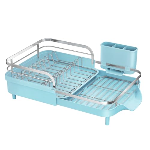 Expandable Dish Drying Rack for Small Kitchen Counter