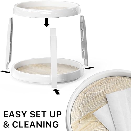 2 Tier Lazy Susan Spice Organizer