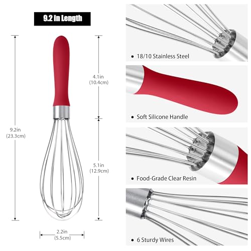 18 8 Stainless Steel Balloon Whisk for Cooking