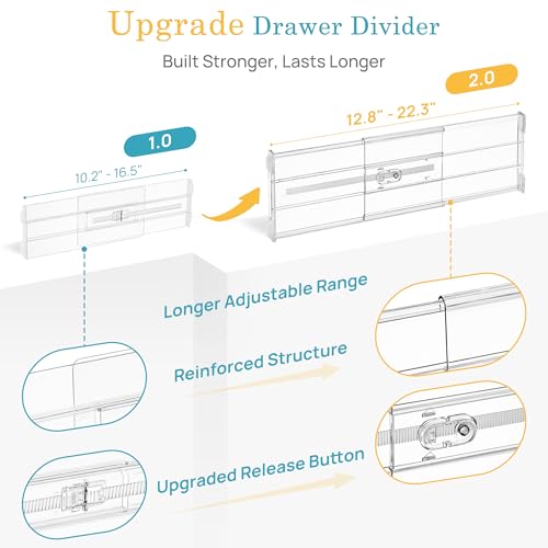 6" Tall Upgrade Drawer Dividers (6 Count)