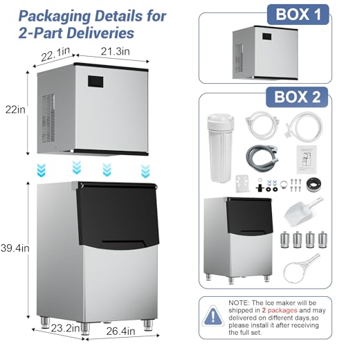 Commercial Ice Maker Machine 600 Lbs