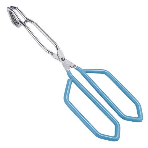 Stainless Steel Scissor Tongs Heavy Duty Cooking Tongs with Soft Handles
