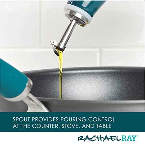 Serveware Ceramic EVOO Oil and Vinegar Dispensing Bottle Set