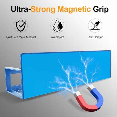 Magnetic Spice Rack for Refrigerator (4 Count)
