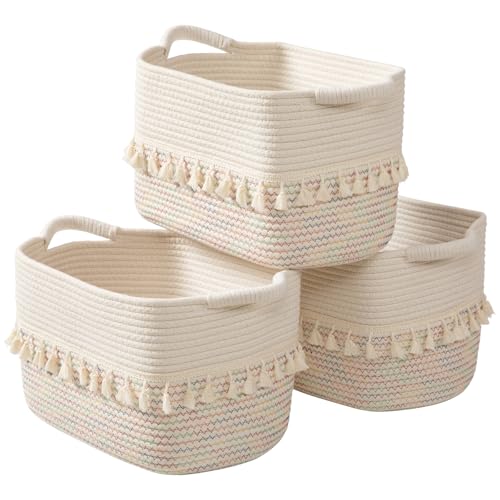 Woven Baskets for Storage (3 Count)