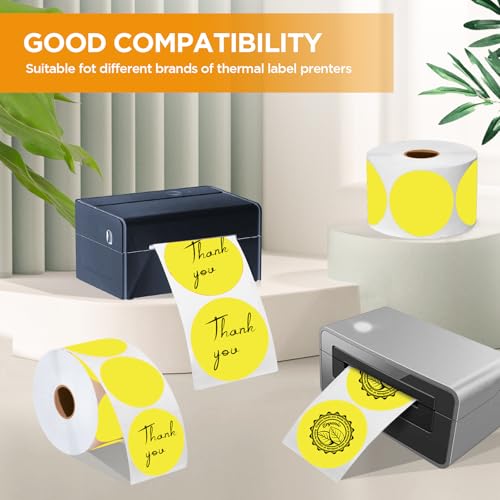 2 Inch Circle Thermal Sticker Labels