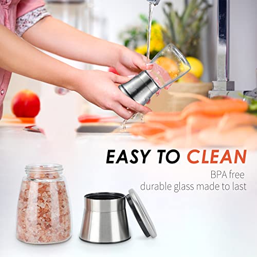 Salt and Pepper Grinder Set (12 Ounce)
