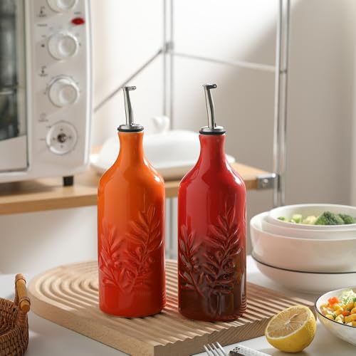 Sweejar Ceramic Olive Oil Dispenser Bottle