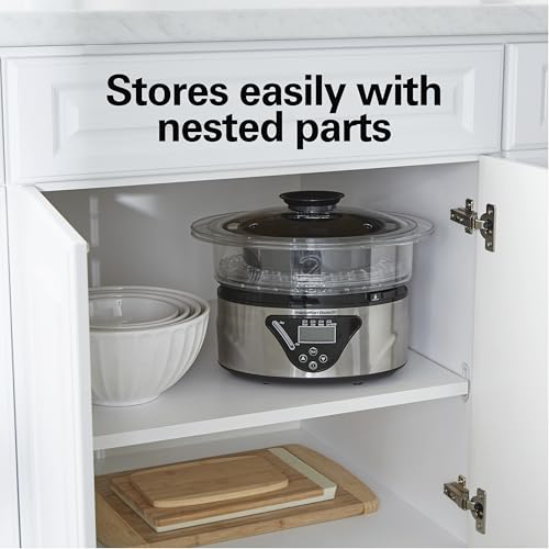 Digital Electric Food Steamer & Rice Cooker for Quick