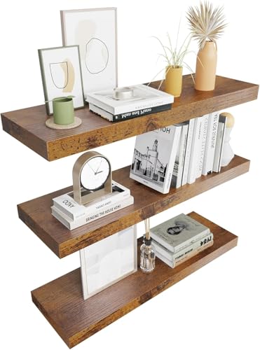 Floating Shelves for Wall Set of 3 (3 Count)