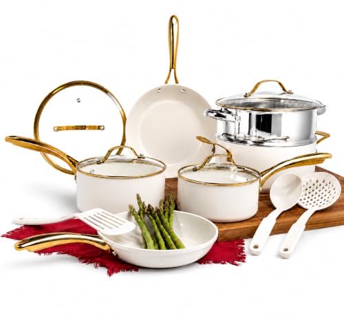 15 Pc Ceramic Cookware Set (15 Count)