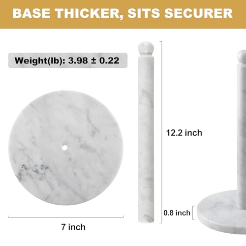 Italian Marble Paper Towel Holder Countertop
